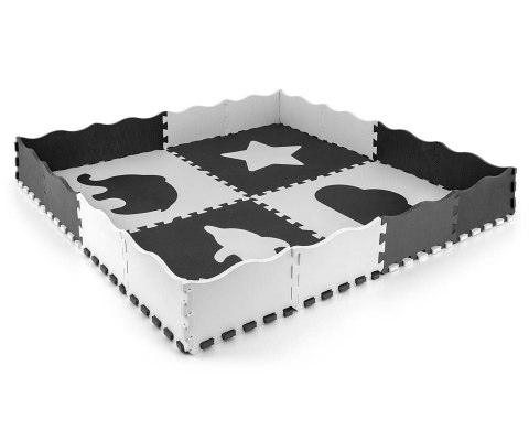 MILLY MALLY 5619 Mata piankowa puzzle Jolly 2x2 grey MILLY MALLY 5619 Mata piankowa puzzle Jolly 2x2 grey