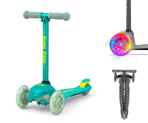 MILLY MALLY Hulajnoga SCOOTER Zapp miętowy