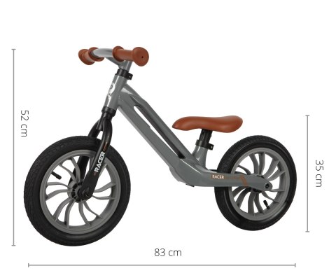MILLY MALLY Qplay Rowerek biegowy Racer grey MILLY MALLY Qplay Rowerek biegowy Racer grey