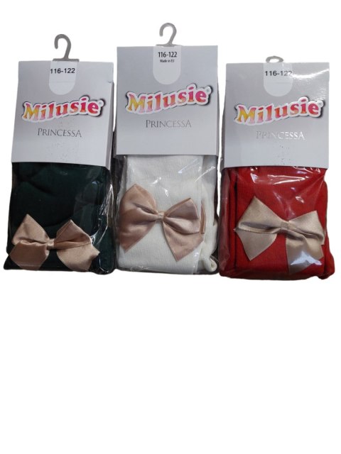 MILUSIE 1264 Rajstopy DZ bawełna z aplikacją ex 92/122 MILUSIE 1264 Rajstopy DZ bawełna z aplikacją ex 92/122