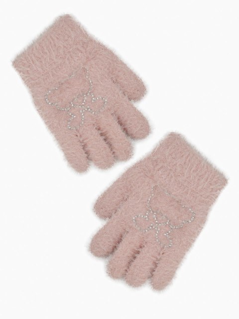 NOVITI RZ061-G-01 Rękawiczki dziewczęce 5P puszyste pojedyncze cekiny 16 NOVITI RZ061-G-01 Rękawiczki dziewczęce 5P puszyste pojedyncze cekiny 16