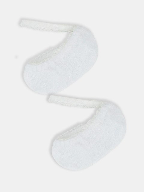 NOVITI SB067-G-01 Skarpety niemowlęce z koronką białe 6-12m NOVITI SB067-G-01 Skarpety niemowlęce z koronką białe 6-12m