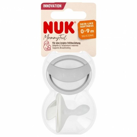 NUK 175311 Smoczek uspokajający silikonowy 0-9m Mommy Ful 2 szt popiel NUK 175311 Smoczek uspokajający silikonowy 0-9m Mommy Ful 2 szt popiel
