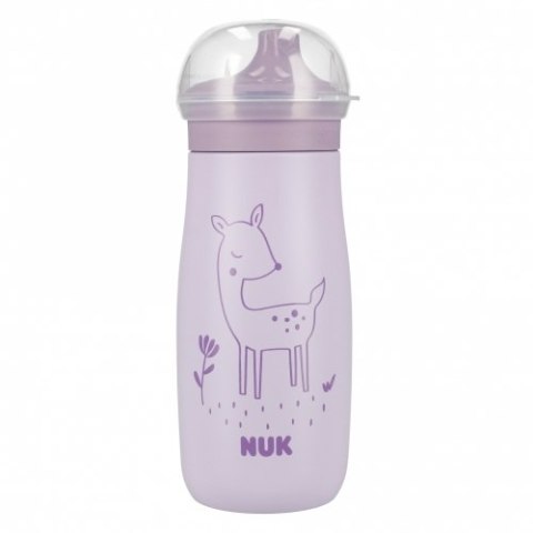 NUK 225325 Kubek ze stali nierdzewnej 300ml Mini +9m jeleń NUK 225325 Kubek ze stali nierdzewnej 300ml Mini +9m jeleń