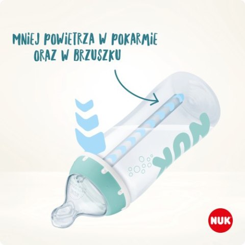 NUK 741148 Butelka FC+ 300 ml ANTI-COLIC Professional ze wskaźnikiem temperatury smoczek silikonowy 0-6 m NUK 741148 Butelka FC+ 300 ml ANTI-COLIC Professional ze wskaźnikiem temperatury smoczek silikonowy 0-6 m