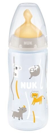 NUK 741927 Butelka FC+ PP 300 ml z wskaźnikiem temperatury smoczek lateksowy 0-6 m-cy M NUK 741927 Butelka FC+ PP 300 ml z wskaźnikiem temperatury smoczek lateksowy 0-6 m-cy M