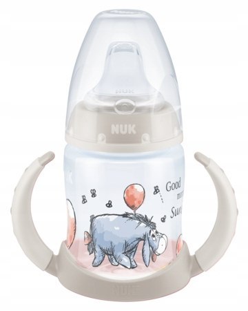 NUK ZE-103 Zestaw FC Butelka 150ml z uchwytami i wskaźnikiem temperatury DISNEY KUBUŚ PUCHATEK+ustnik silikonowy niekapek gratis NUK ZE-103 Zestaw FC Butelka 150ml z uchwytami i wskaźnikiem temperatury DISNEY KUBUŚ PUCHATEK+ustnik silikonowy niekapek gratis