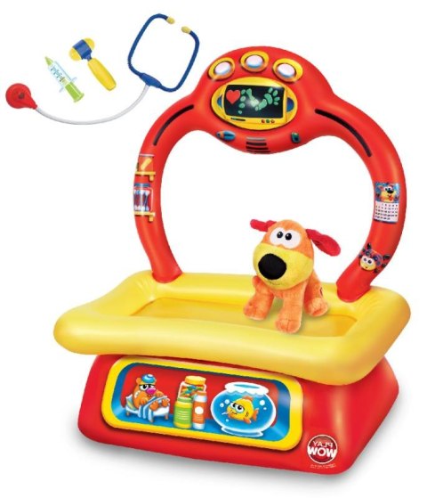 PLAY WOW PW-3153 Nadmuchiwany zestaw - Mały Weterynarz PLAY WOW PW-3153 Nadmuchiwany zestaw - Mały Weterynarz