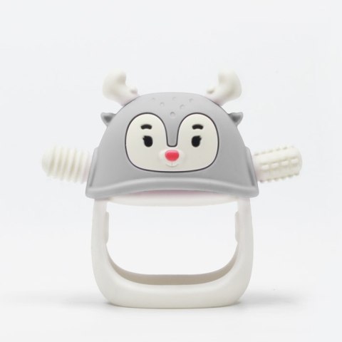 SMILY MIA Gryzak silikonowy Renifer light grey SMILY MIA Gryzak silikonowy Renifer light grey