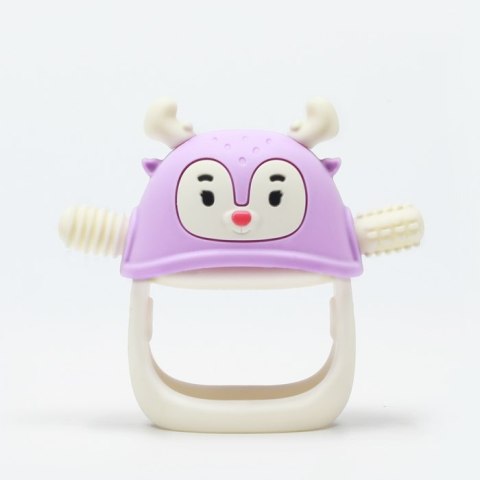 SMILY MIA Gryzak silikonowy Renifer purple SMILY MIA Gryzak silikonowy Renifer purple