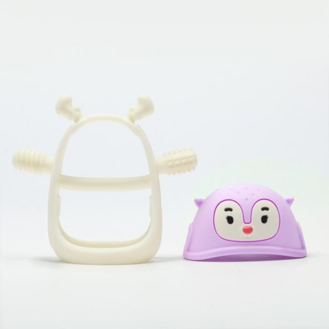 SMILY MIA Gryzak silikonowy Renifer purple SMILY MIA Gryzak silikonowy Renifer purple