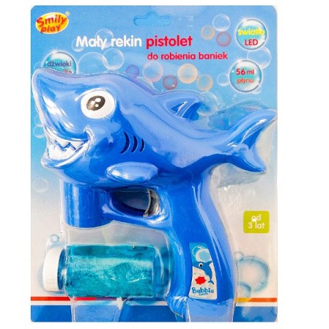 SMILY PLAY SP83779 Mały Rekin pistolet do robienia baniek SMILY PLAY SP83779 Mały Rekin pistolet do robienia baniek