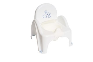 TEGA PO-065-103 Nocnik krzesełko Króliczki z pozytywką biały