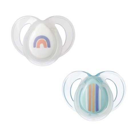 TOMMEE TIPPEE TTP43336297 Smoczki uspokajające NIGHT TIME 6-18m mix 2pak TOMMEE TIPPEE TTP43336297 Smoczki uspokajające NIGHT TIME 6-18m mix 2pak