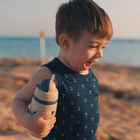 TOMMEE TIPPEE TTP447824 Bidon ze słomką Superstar 266ml szary
