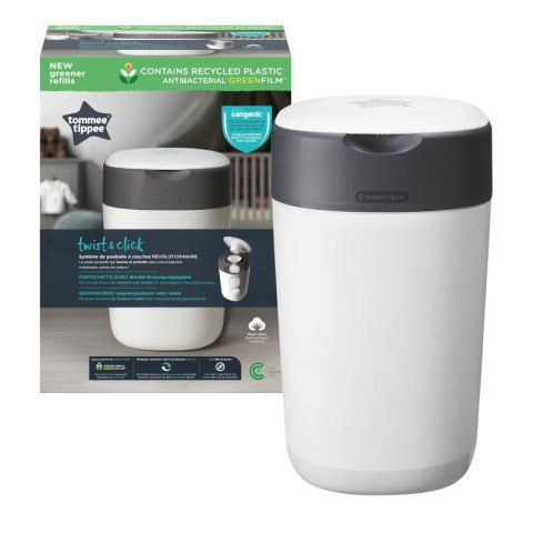TOMMEE TIPPEE TTP85100102 Pojemnik na pieluchy biały TOMMEE TIPPEE TTP85100102 Pojemnik na pieluchy biały