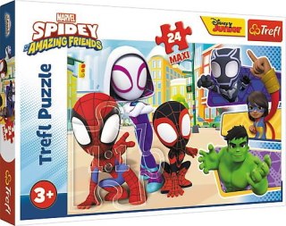 TREFL 14348 Puzzle 24 MAXI Spiday i przyjaciele