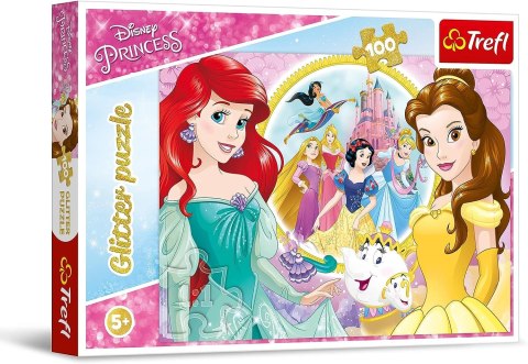 TREFL 14819 Puzzle 100 Glitter Wspomnienia Belli i Arielki TREFL 14819 Puzzle 100 Glitter Wspomnienia Belli i Arielki