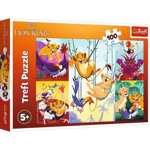 TREFL 16478 Puzzle 100 Dzielny Król Lew TREFL 16478 Puzzle 100 Dzielny Król Lew