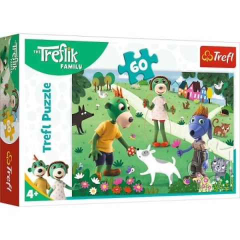 TREFL 17377 Puzzle 60 Radosny dzień Treflików TREFL 17377 Puzzle 60 Radosny dzień Treflików