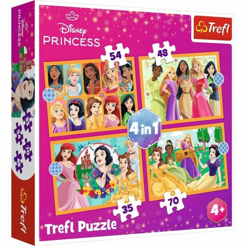 TREFL 34651 Puzzle 4w1 Bajkowe historie TREFL 34651 Puzzle 4w1 Bajkowe historie