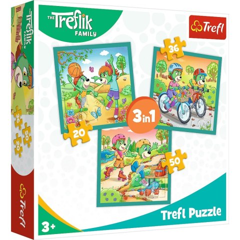 TREFL 34872 Puzzle 3w1 Poznaj Trefliki TREFL 34872 Puzzle 3w1 Poznaj Trefliki