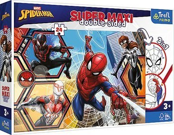 TREFL 41006 Puzzle 24 SUPER MAXI Spiderman wyrusza do akcji TREFL 41006 Puzzle 24 SUPER MAXI Spiderman wyrusza do akcji