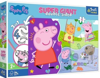 TREFL 42003 Puzzle 15 GIANT Poznaj wesołą Świnkę Peppę