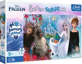 TREFL 50017 Puzzle 104 XL W świecie Anny i Elsy jest wesoło TREFL 50017 Puzzle 104 XL W świecie Anny i Elsy jest wesoło