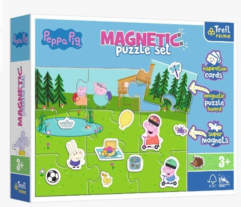 TREFL 93164 Puzzle magnetyczne - Zabawy Peppy TREFL 93164 Puzzle magnetyczne - Zabawy Peppy