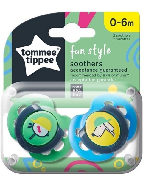 TT 43335795 Smoczek uspokajający FUN STYLE 0-6m 2 szt. TT 43335795 Smoczek uspokajający FUN STYLE 0-6m 2 szt.