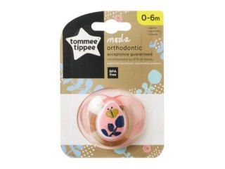 TT 43338670 Smoczek uspokajający MODA GIRL 0-6m 1 szt. PROMOCJA + smoczek gratis!