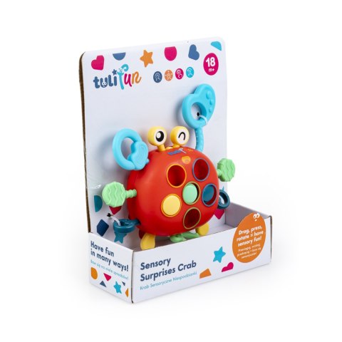 TULI FUN TF 30121 Krab sensoryczne niespodzianki TULI FUN TF 30121 Krab sensoryczne niespodzianki