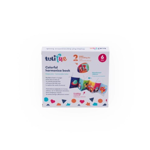 TULI FUN TF 50716 Książeczka harmonijka kolor TULI FUN TF 50716 Książeczka harmonijka kolor