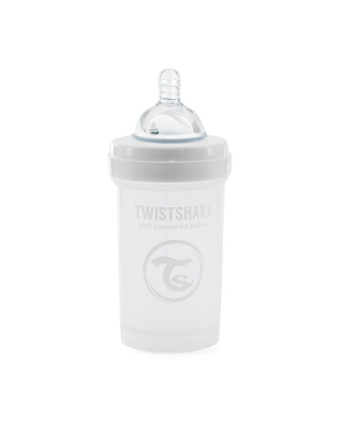 TWISTSHAKE Butelka Anti-Colic 260 ml White TWISTSHAKE Butelka Anti-Colic 260 ml White