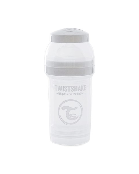 TWISTSHAKE Butelka Anti-Colic 260 ml White TWISTSHAKE Butelka Anti-Colic 260 ml White