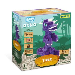 WADER 41496 Baby Blocks Dino klocki t-rex*
