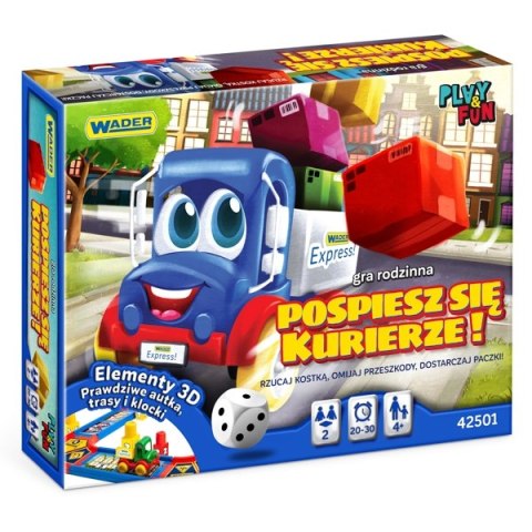WADER 42501 Play & fun Pośpiesz się kurierze gra rodzinna WADER 42501 Play & fun Pośpiesz się kurierze gra rodzinna
