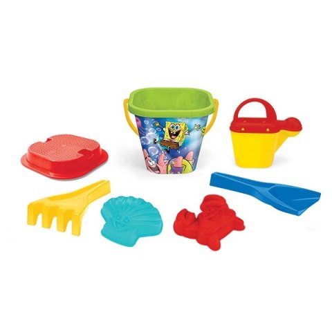 WADER 81642 SpongeBob komplet do piasku 7el. WADER 81642 SpongeBob komplet do piasku 7el.