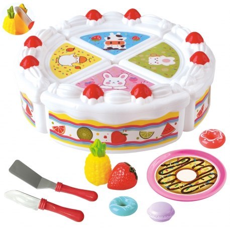 WOOPIE 44428 Tort Urodzinowy i owoce do krojenia WOOPIE 44428 Tort Urodzinowy i owoce do krojenia