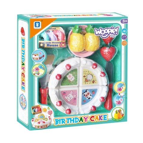 WOOPIE 44428 Tort Urodzinowy i owoce do krojenia WOOPIE 44428 Tort Urodzinowy i owoce do krojenia