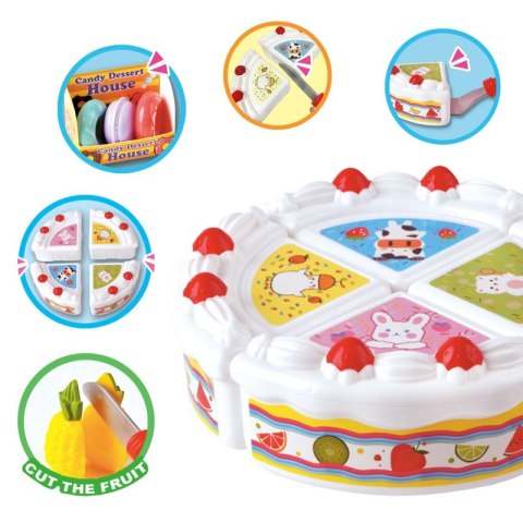 WOOPIE 44428 Tort Urodzinowy i owoce do krojenia WOOPIE 44428 Tort Urodzinowy i owoce do krojenia