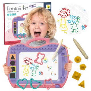 WOOPIE 48112 Tablica magnetyczna różowa