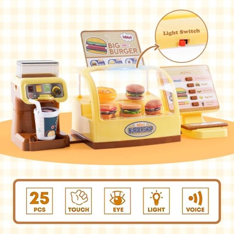 WOOPIE 49041 Sklep restauracja Fast Food ''BIG BURGER'' WOOPIE 49041 Sklep restauracja Fast Food ''BIG BURGER''