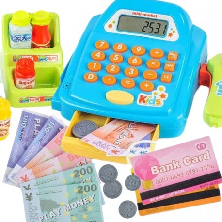 WOOPIE 49089 Kasa sklepowa z półką WOOPIE 49089 Kasa sklepowa z półką