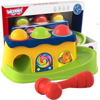 WOOPIE 49386 Kolorowa przybijanka wbijanka z młoteczki