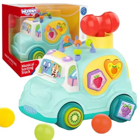 WOOPIE 49621 Samochodzik Muzyczny sorter niebieski WOOPIE 49621 Samochodzik Muzyczny sorter niebieski