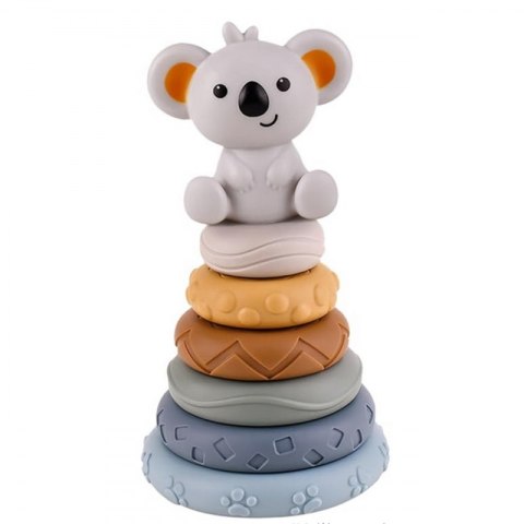 WOOPIE 51749 Zestaw piramidka Koala 2w1 gryzak WOOPIE 51749 Zestaw piramidka Koala 2w1 gryzak
