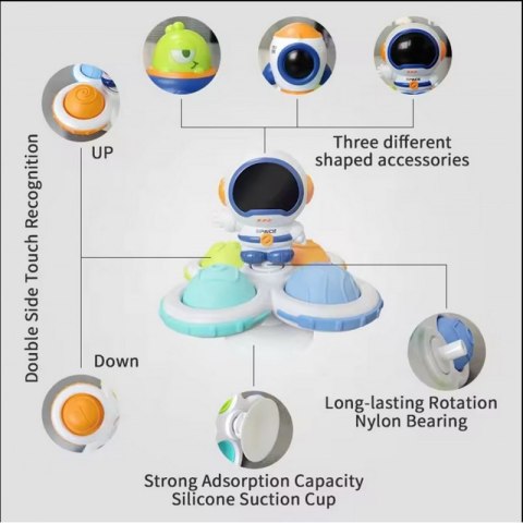 WOOPIE BABY 51640 Kosmiczny Spinner Pop-it zabawka WOOPIE BABY 51640 Kosmiczny Spinner Pop-it zabawka