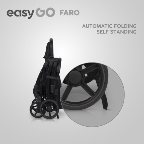 EASY GO Wózek dziecięcy FARO EBONY BLACK